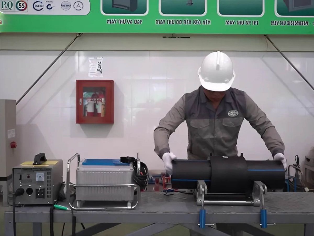 Quy Trình Hàn Ống HDPE Tiền Phong