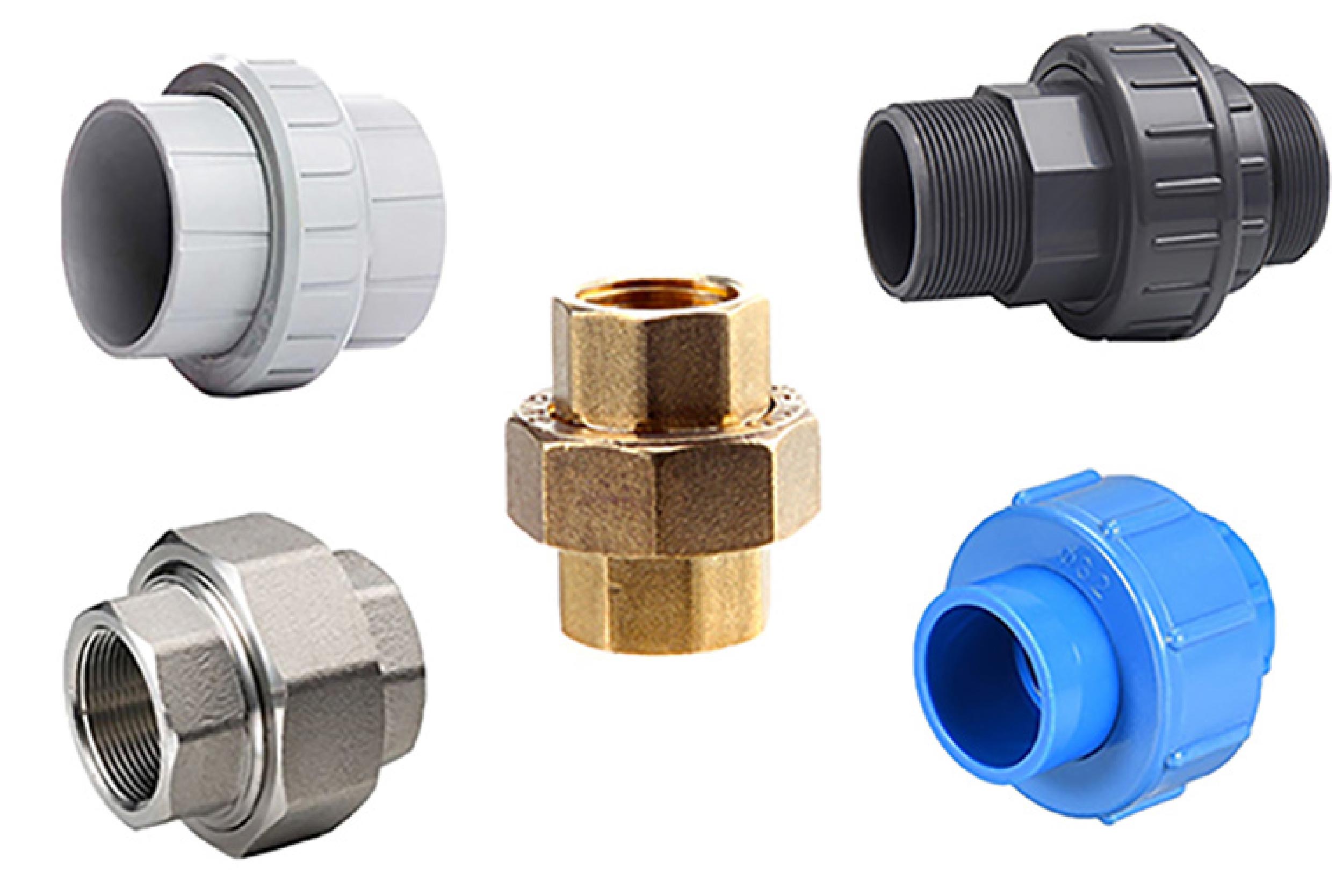 Các loại phụ kiện rắc co nối ống