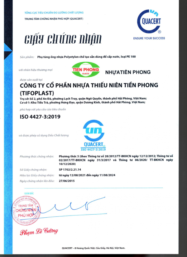 tiêu chuẩn quốc tế iso 4427 2019