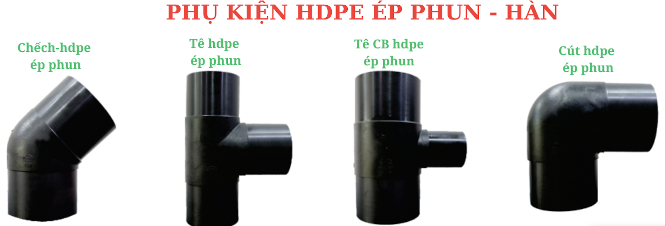 Phụ Kiện HDPE Ép Phun Mặt Đầu là gì