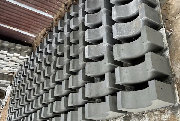 Gối đỡ ống HDPE đúc sẵn